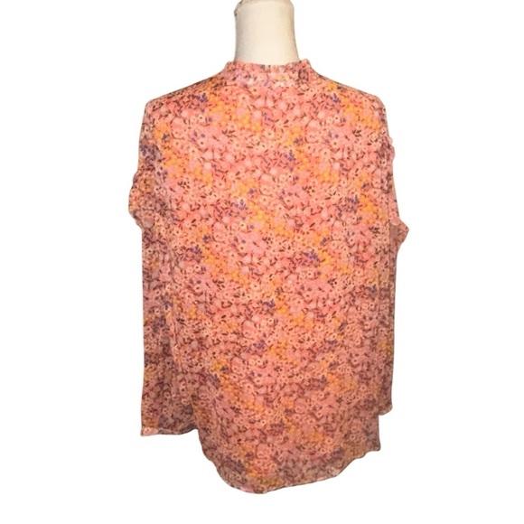 NWT Adyson Parker Floral Pink Blouse, sz 2X - Picture 8 of 13